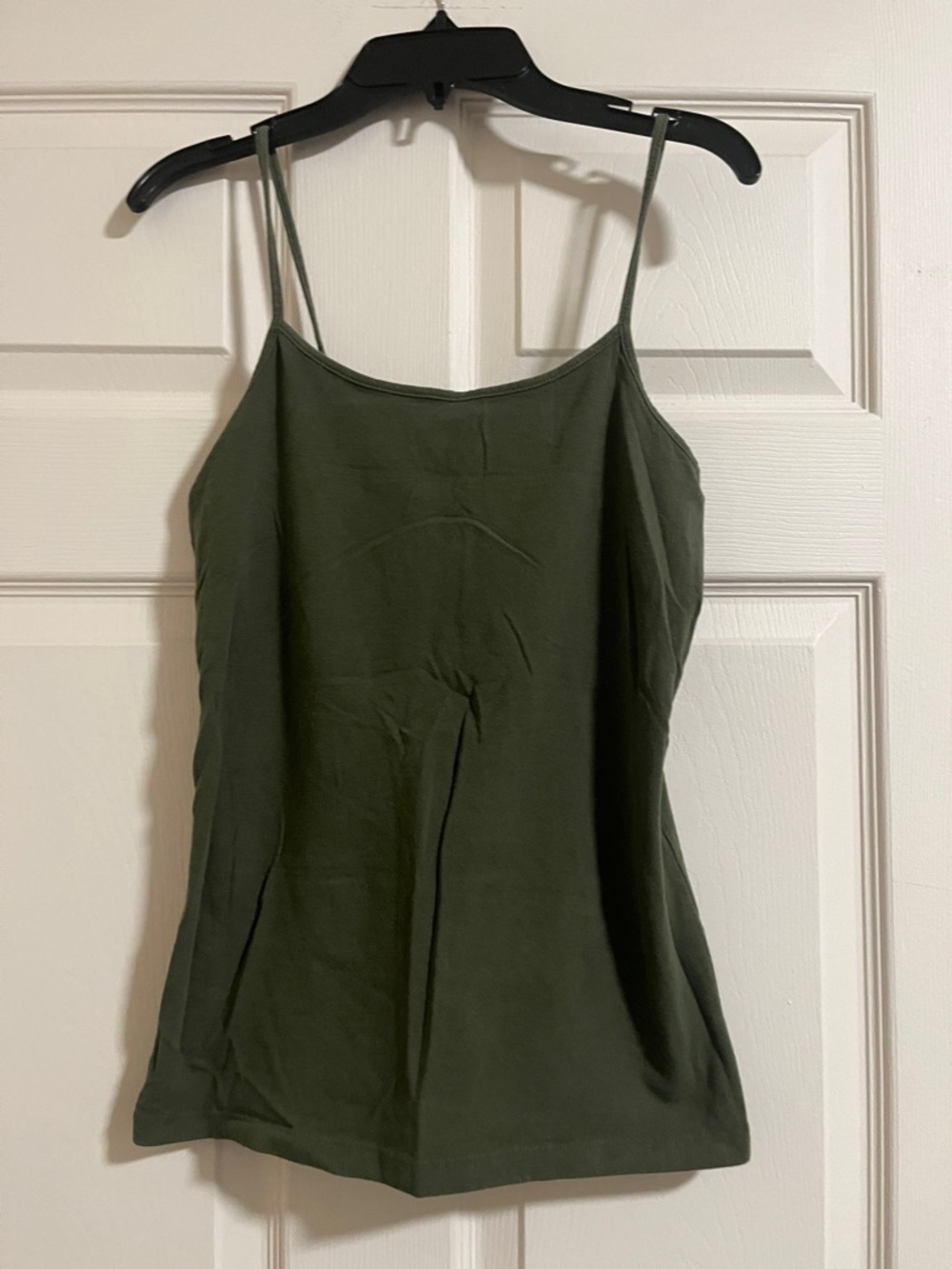 Time and Tru Olive Green Spaghetti Strap Cami